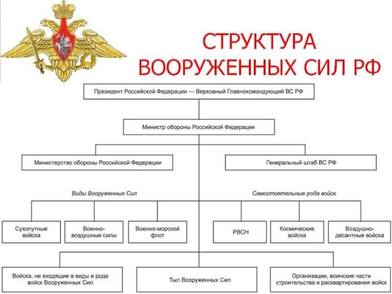 Состав вс рф подробная информация о структуре и состоянии вооруженных сил российской федерации